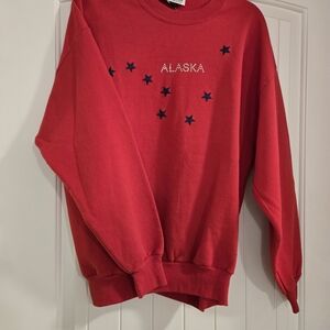 Vintage‎ Christine Alexander Red Crew Neck Sweater